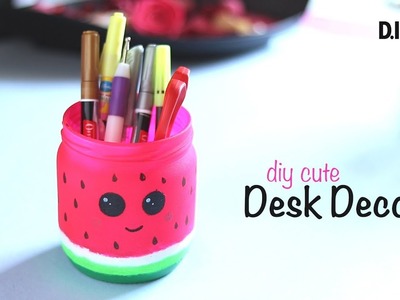 DIY Cute Desk Decor | Mason Jar Craft | Summer Craft Ideas
