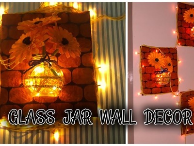 DIY Glass Jar Decor | Glass Jar Wall Decor | Easy Mason Jar Craft