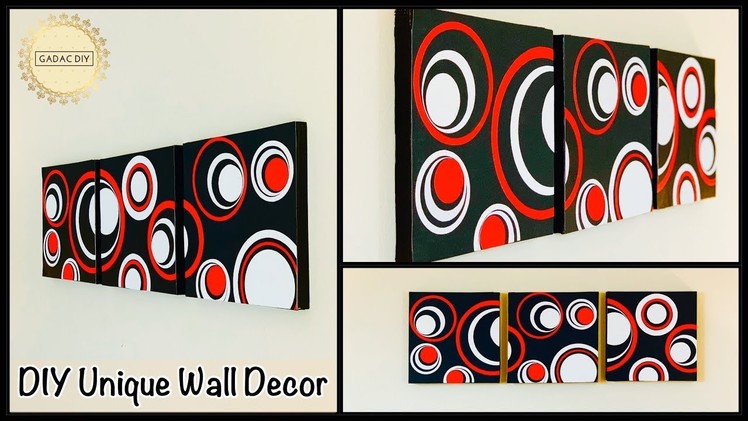 Diy Unique Wall Decor| gadac diy| wall hanging| craft ideas for home decor| diy crafts| paper crafts