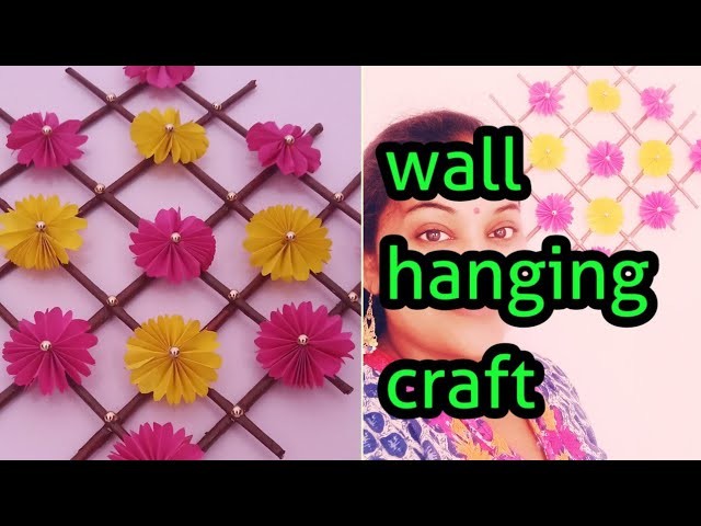 Easy wall hanging.papercraft.DIY craft
