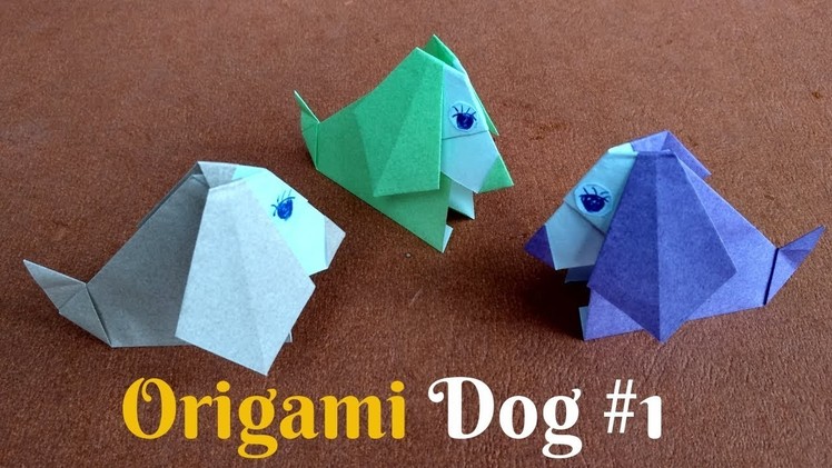 How To Make Origami Cute Dog | Diy Craft Origami Dog #1 | Home Diy Crafts Paper