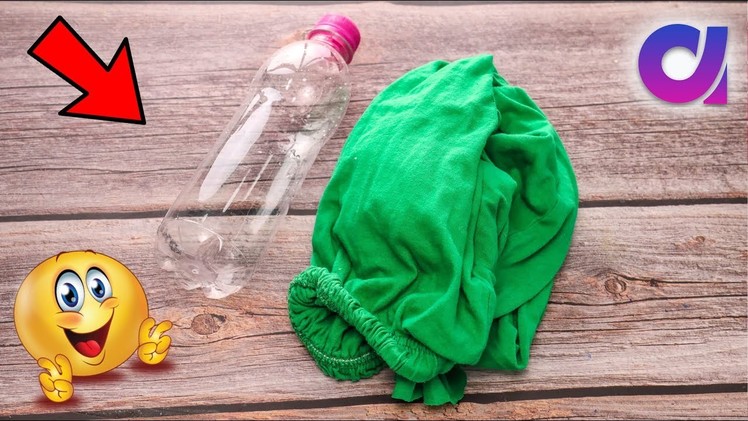 How to Reuse waste Plastic bottle and Leggings at home | Cool Craft ideas | Artkala