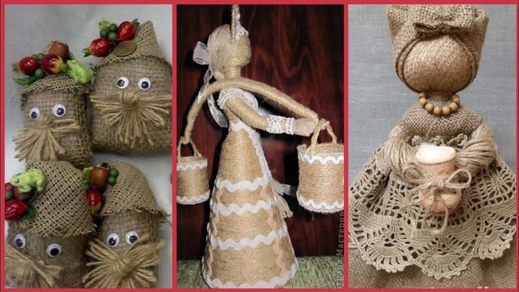 Most beautiful rope art with jute craft ideas