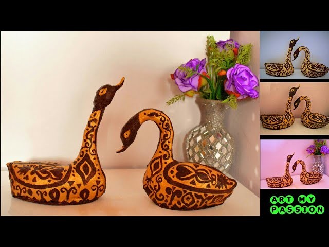 Paper craft | Best out of Waste | Newspaper Craft ideas | Home Decor | Show Piece | artmypassion