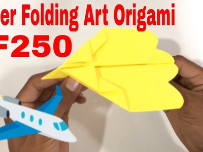 Paper Folding Art Origami,,Tutorial  Airplane Paper for kids,Paper-Folding Craft 2019 @40