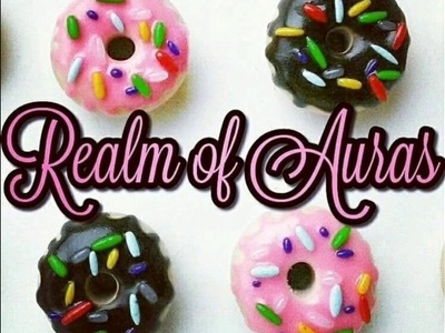 Polymer Clay Jewelry Craft Ideas - donut, owl, dinosaur, star, and brownie charms - Realm of Auras