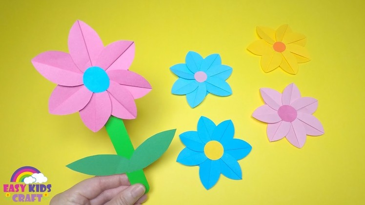 Spring Crafts for Kids | Paper Flower Craft