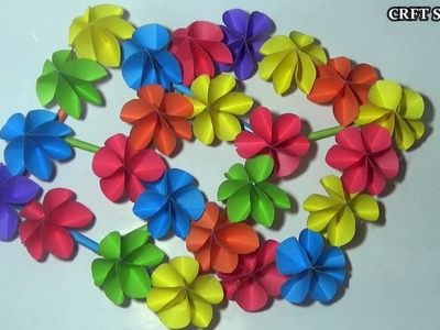 9.Wall Hanging Decoration, Wall Hanging Flower, Wall Decoration __ Craft Ideas #9