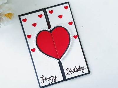 Beautiful Birthday Greeting Card idea. DIY Birthday card. complete Tutorial