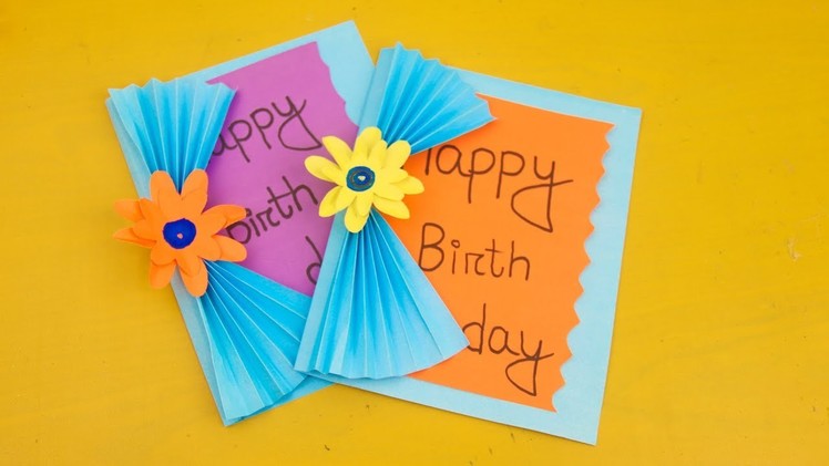 Beautiful Handmade Birthday Card Idea - DIY GREETING cards for birthday