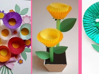 Beautiful outstanding cupcake liner craft ideas
