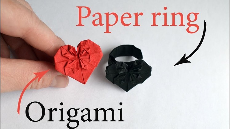 Beautiful Paper RING | Easy Origami Jewelry Tutorial DIY
