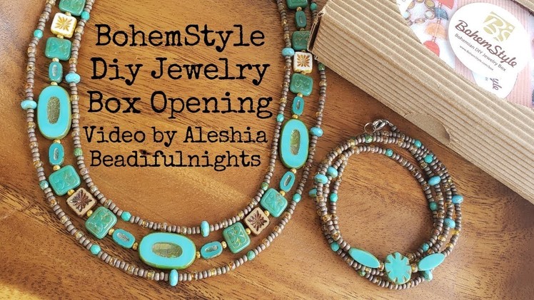 BohemStyle Diy Jewelry Box Opening Video March 2019