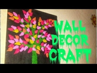 Craft #wall decor using Clay on a canvas.