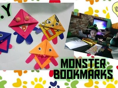 D.i.Y Monster Bookmarks! Cuteness Overload!