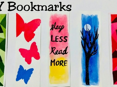 DIY Bookmark Tutorial (step by step) 4 ideas on bookmarks designs