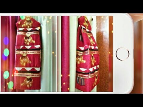 DIY : Clothes Organizer Bag From Old Bedsheet Tutorial By Anamika Mishra. .