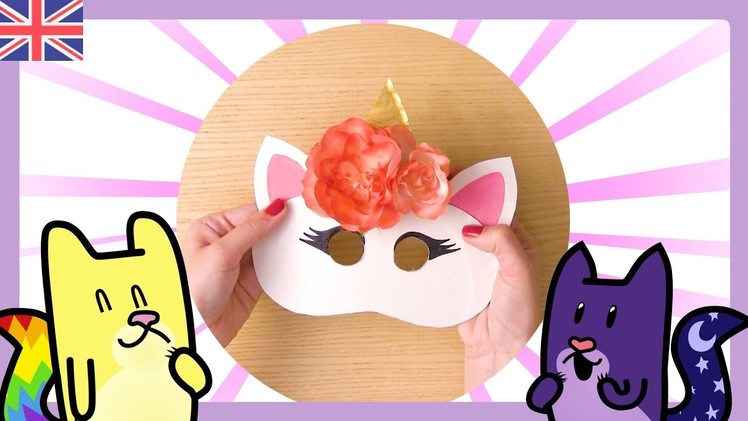 DIY ????  COSTUMES for KIDS of FUNNY ANIMALS ???? I MAKE YOUR OWN COSTUME I Gato Rainbow & Gata Moon