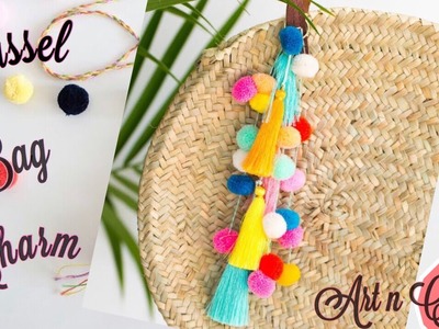 DIY Easy Tassel keychain From Thread | DIY GIFT IDEA  |How to make Easy key chain at home