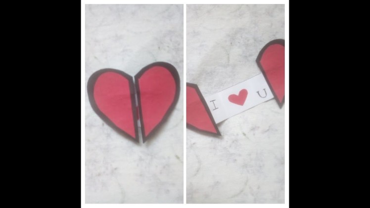 DIY heart shape card TUTORIAL  | Shruti Mohnani | Be  kreative