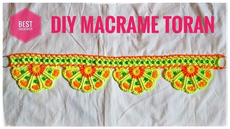 DIY Macrame Toran design 2019