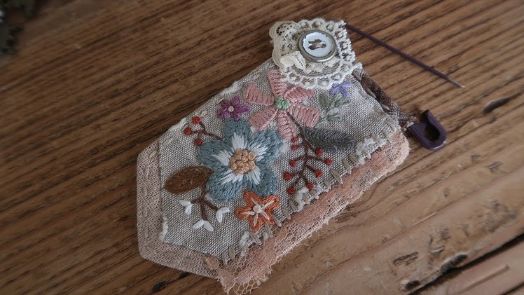 DIY 프랑스자수 브로치 만들기 │ Embroidery Brooch │  How To  Make Crafts Tutorial