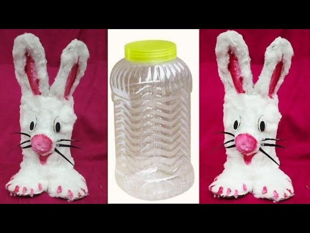 DIY Soft Rabbit Stand| Waste Materials idea| Art and Craft| Easy Kids Craft| #tulikajagga