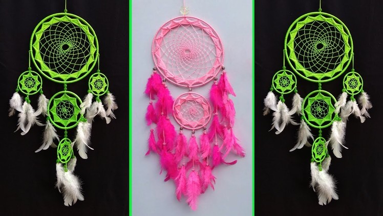 DIY Super Easy Way to Make Dreamcatcher | Step by step slow video tutorial