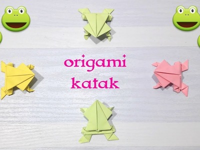 DIY : Tutorial Cara Membuat Origami Katak