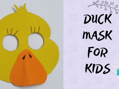 Duck mask | How to make duck mask easily |School Craft|