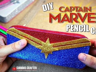 Easy DIY Pencil Case - Captain Marvel [Avengers] - School Supplies
