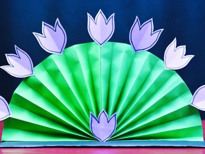 Easy Water Lily Flower Tutorial | HomeMade Art and Crafts Idea | DIY Paper Kids Craft