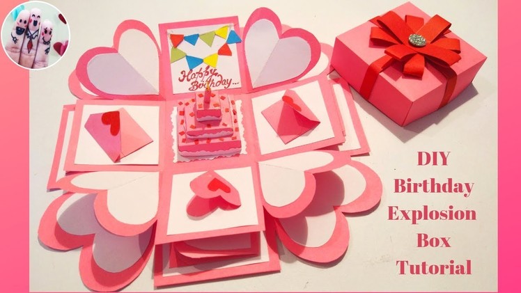 Explosion Box Tutorial || Birthday Gift Idea || Birthday Explosion Box || DIY EXPLOSION BOX