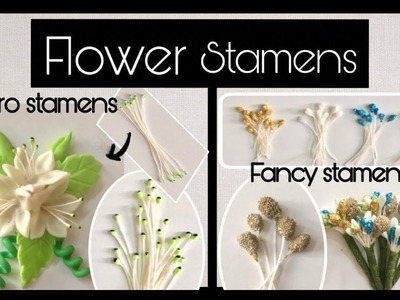 Flower stamen. DIY stamen making video.best homemade stamen