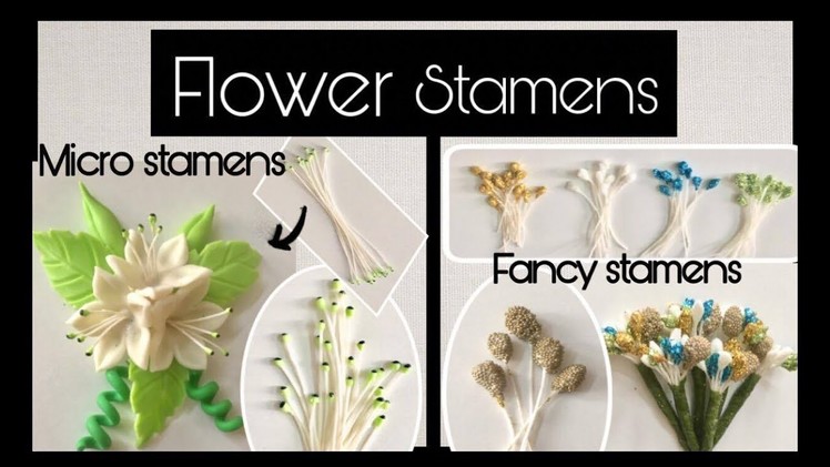 Flower stamen. DIY stamen making video.best homemade stamen