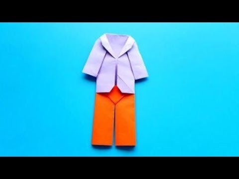 How to make an Origami Clothes | DIY paper crafts | Easy Origami step by step Tutorial