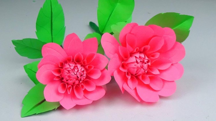 How to Make Beautiful Flower with Paper - Easy Paper Flowers - Handmade Craft