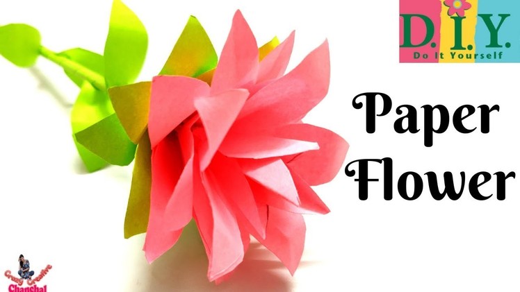 How to Make Paper Flower | DIY Beautiful Flower with Paper - Making Paper Flowers Step by Step