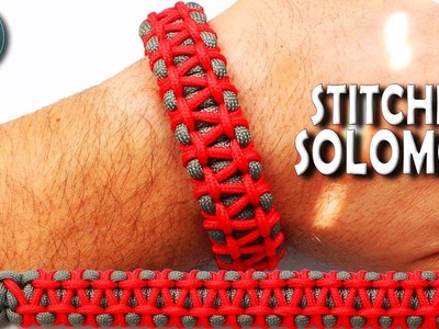 How to make paracord bracelet Stitched Solomon DIY Paracord Bracelet Stitched Cobra World of Paracor