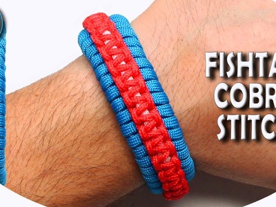 How to make paracord bracelet FISHTAIL COBRA Stitch DIY Paracord Bracelet World of Paracord