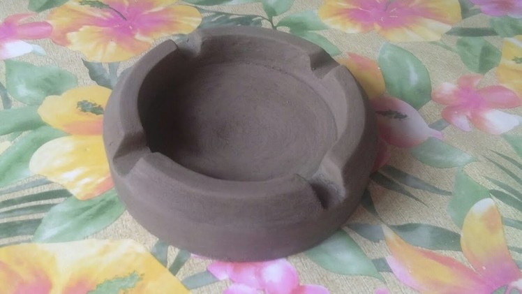 How to make round concrete cigarrete ashtray?(DIY) Do it yourself