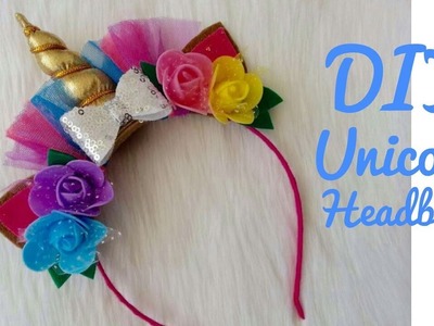 How to make Unicorn Headband  DIY Easy TUtorial