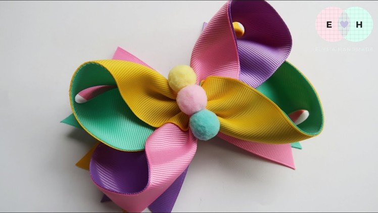 Laço De Fita ???? Ribbon Bow Tutorial #20 ???? DIY by Elysia Handmade