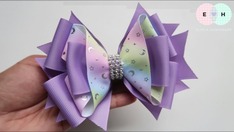 Laço De Fita ???? Ribbon Bow Tutorial #25 ???? DIY by Elysia Handmade