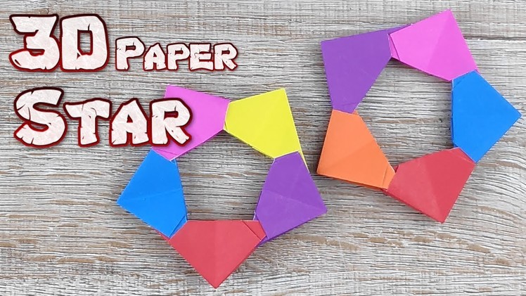 Origami 3D Star Paper | How To Making a Star Paper Tutorial | DIY Paper Star Christmas Decorations