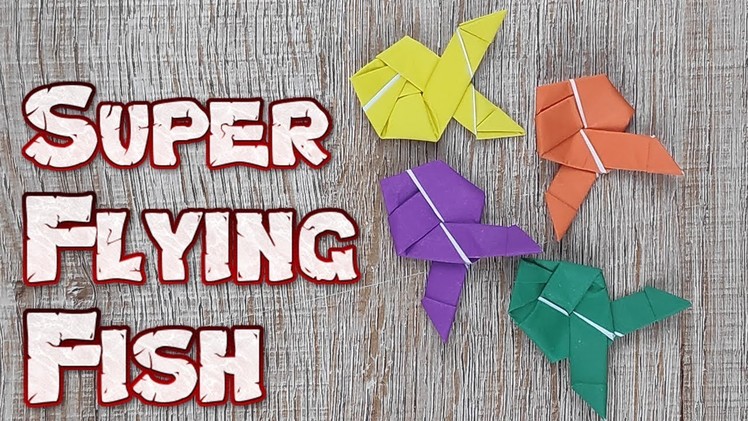 Origami Flying Fish | How To Making an Easy Fish Paper Tutorial | DIY Paper Fish Animal Idea Toy