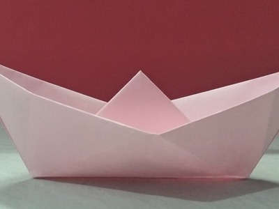 Paper craft.paper boat.how to make a paper boat.paper folding art.simple origami.easy origami.Boat