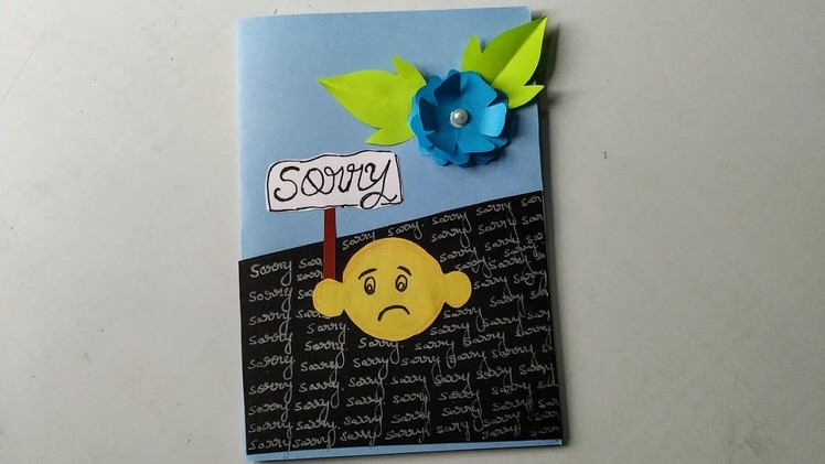 Sorry card. handmade DIY sorry card. sorry card Tutorial