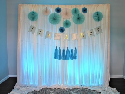 BabyShower Backdrop Kit Review | DIY | How To