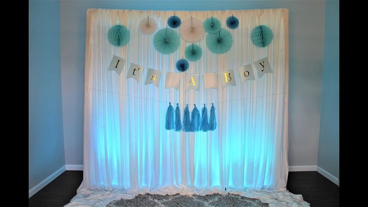 BabyShower Backdrop Kit Review | DIY | How To